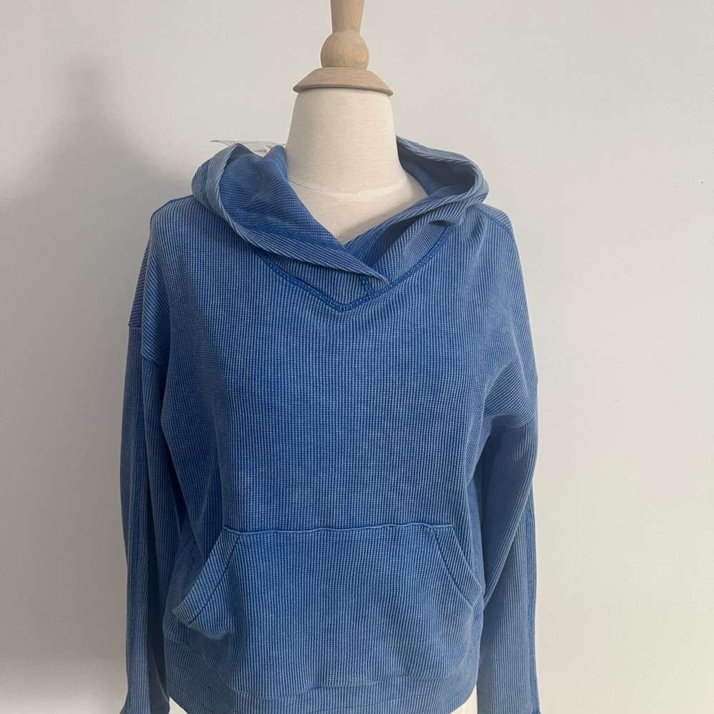 Jockey Blue Women's hooded Sweatshirt Hoodie size Small